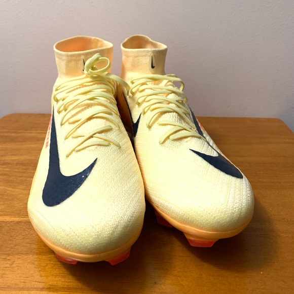 Nike Zoom Superfly 10 Elite KM FG Soccer Cleats (Light Laser Orange/Armory Navy) main image 10